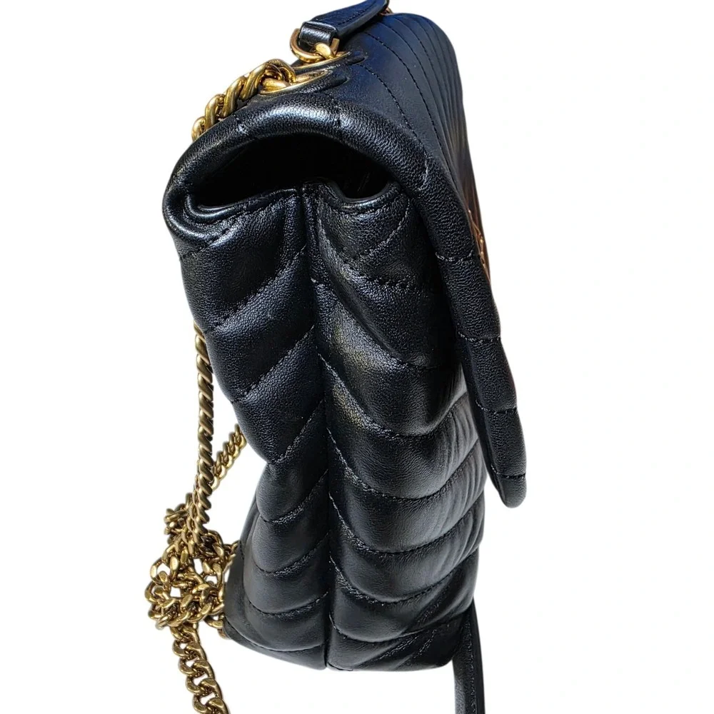 Tory Burch Kira‎ Chevron Small Convertible Shoulder Chain Bag Crossbody